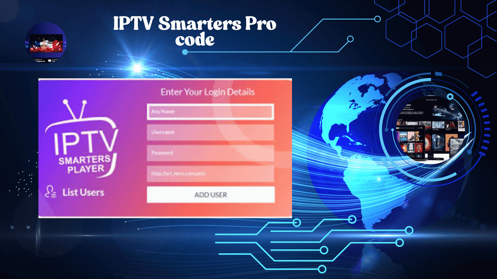 IPTV Smarters Pro code